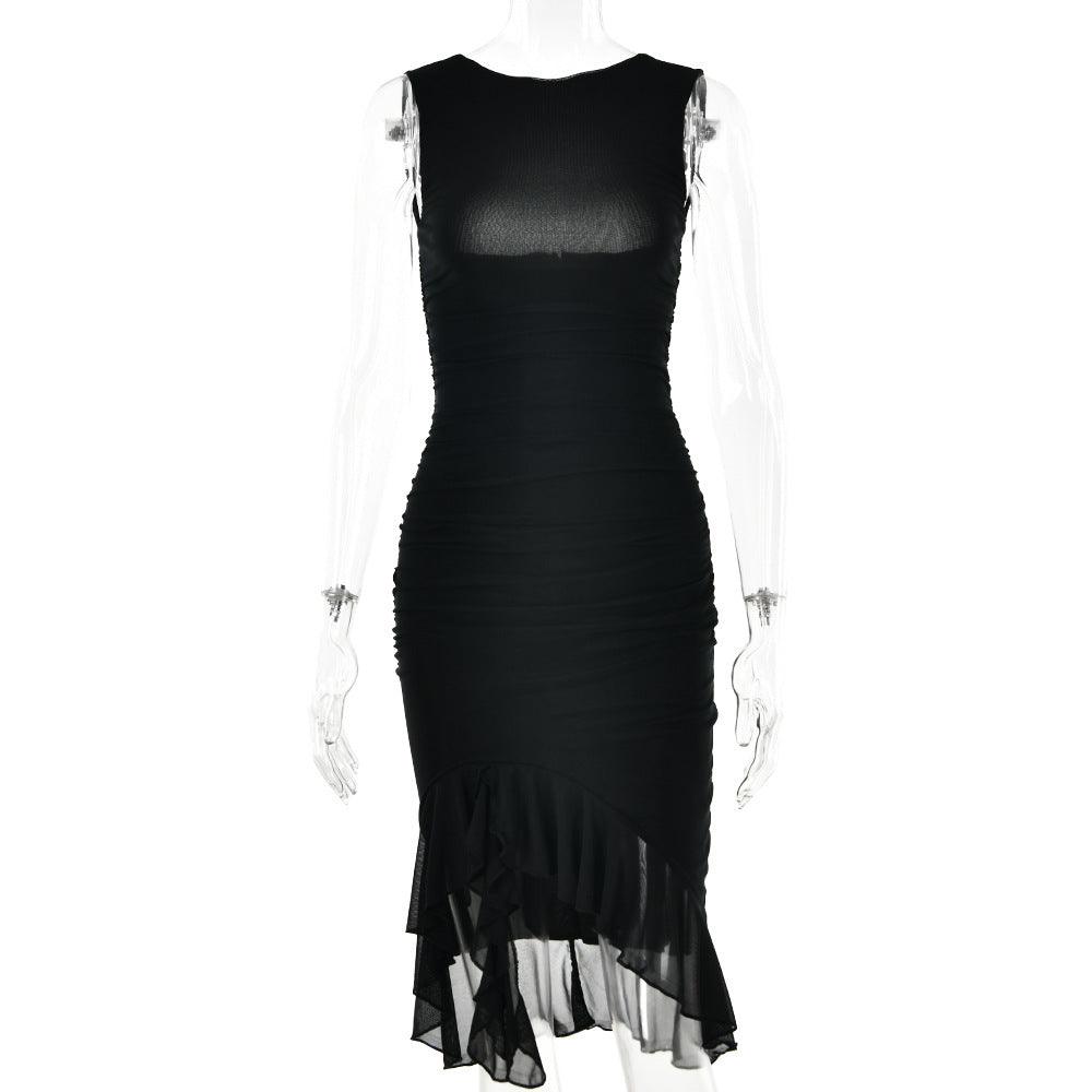 Slim Skinny Sleeveless Dress For Party Club Dresses