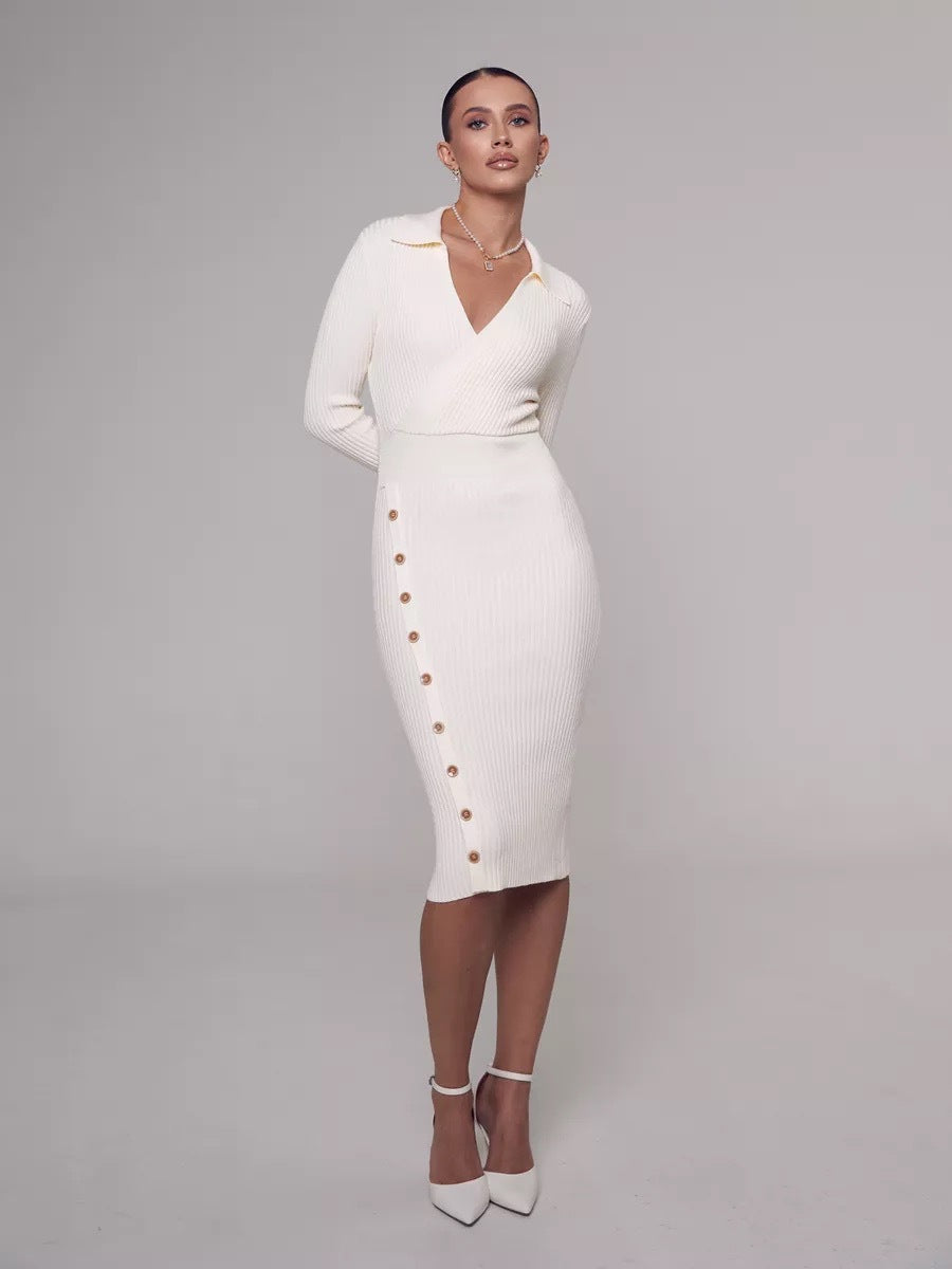 Inner Wear Sweater Knitted Dress For Women