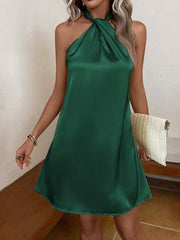 Satin Dress For Spring And Summer