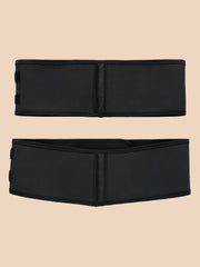 Corset Latex Buckle Waist Corset Belt LATEX Rubber Straps Corset