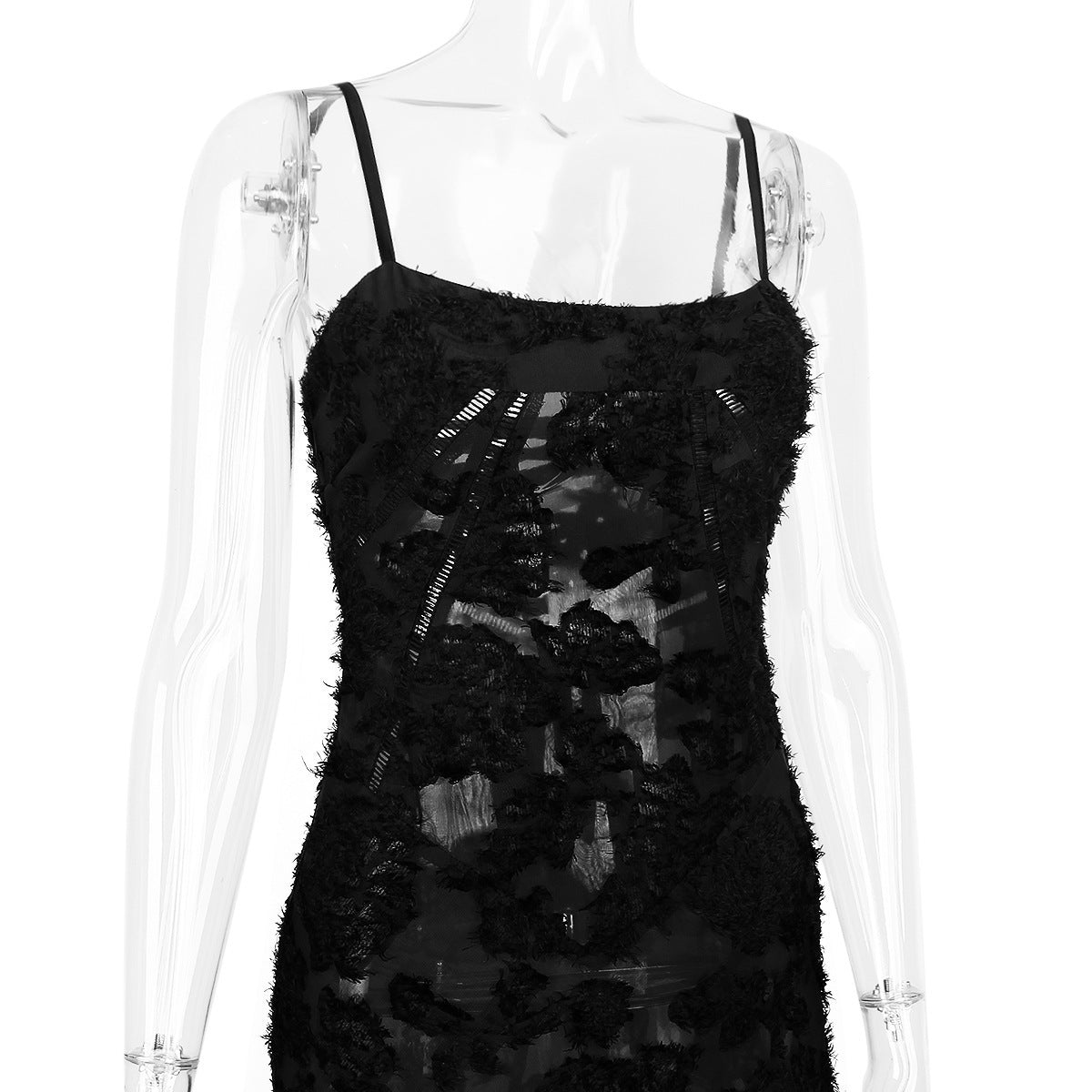 Suspender Lace Long Dress Strapless Collar Elegant Evening Dresses For Women