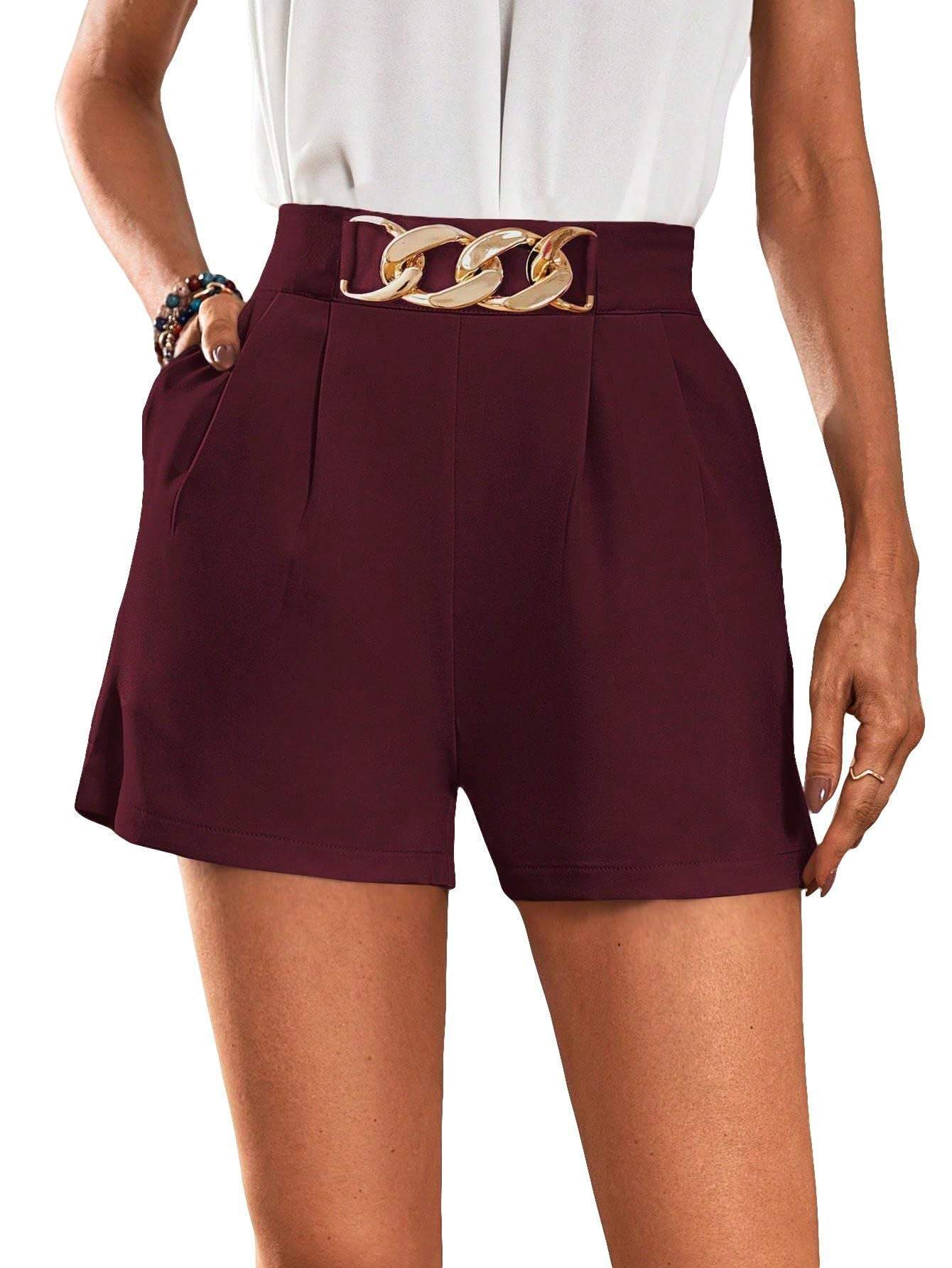 Elegant High Waist Shorts