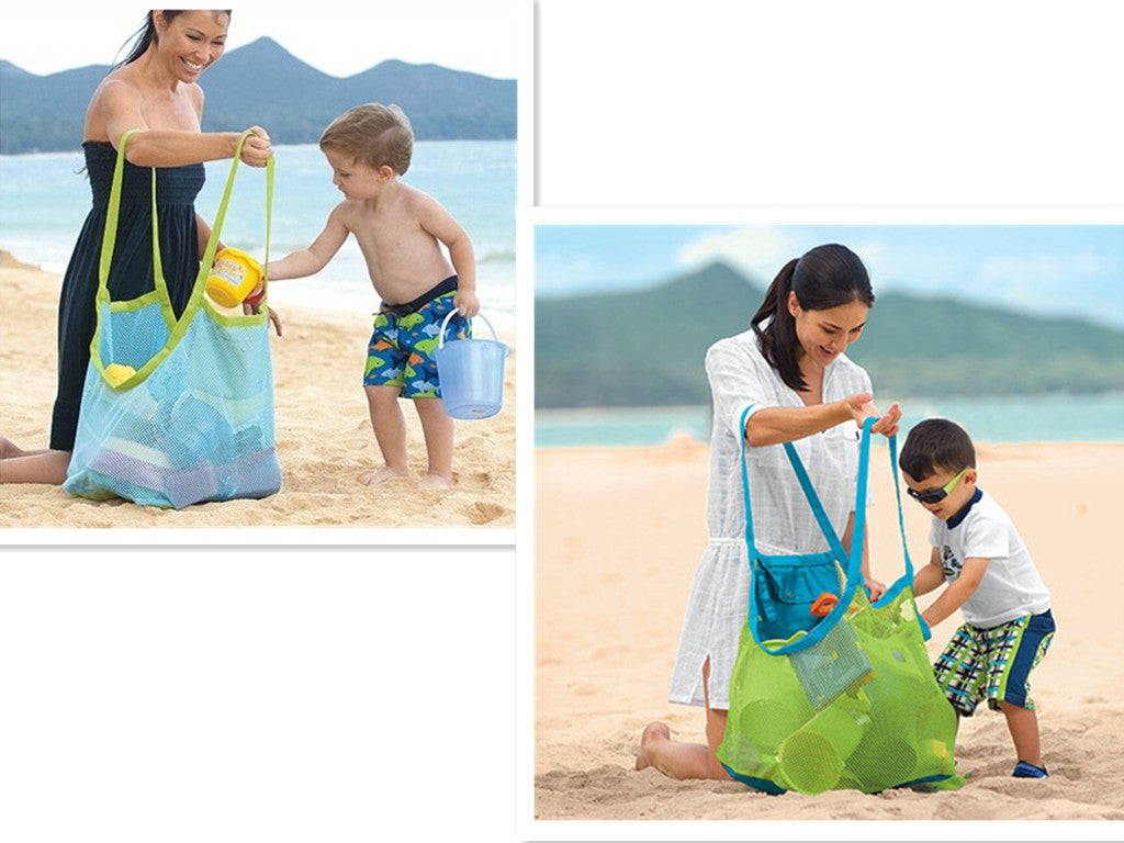 Children's Beach Bag â€?Quick-Access Toy Storage Tote for Beach Fun