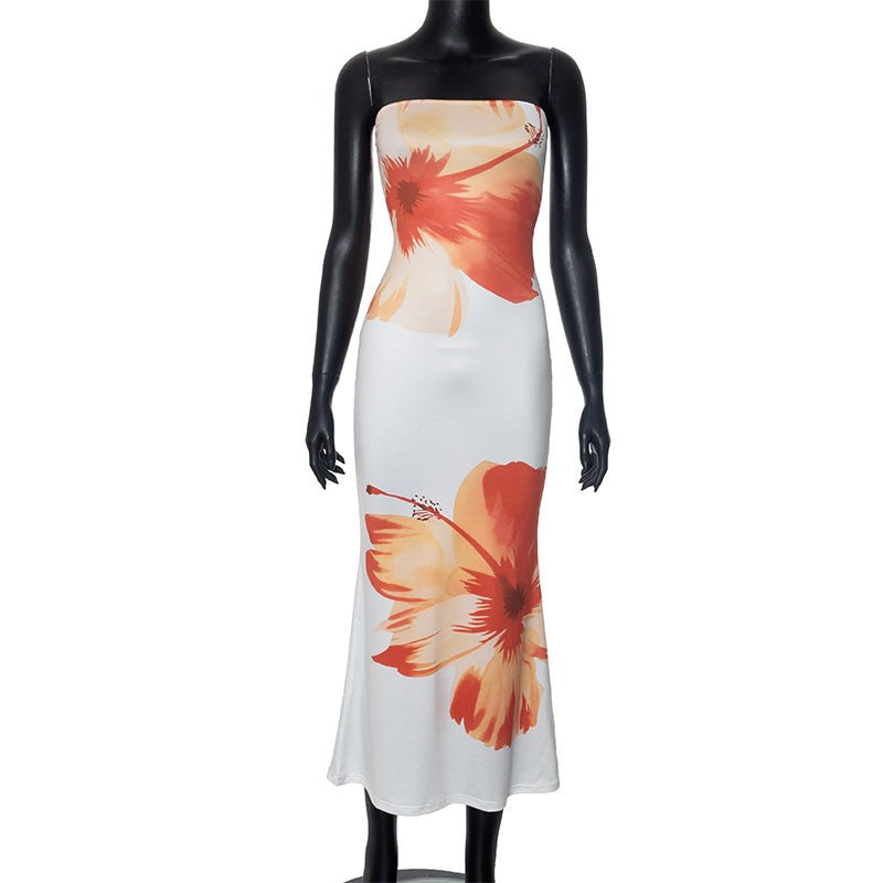Leisure Vacation Tube Top Dress