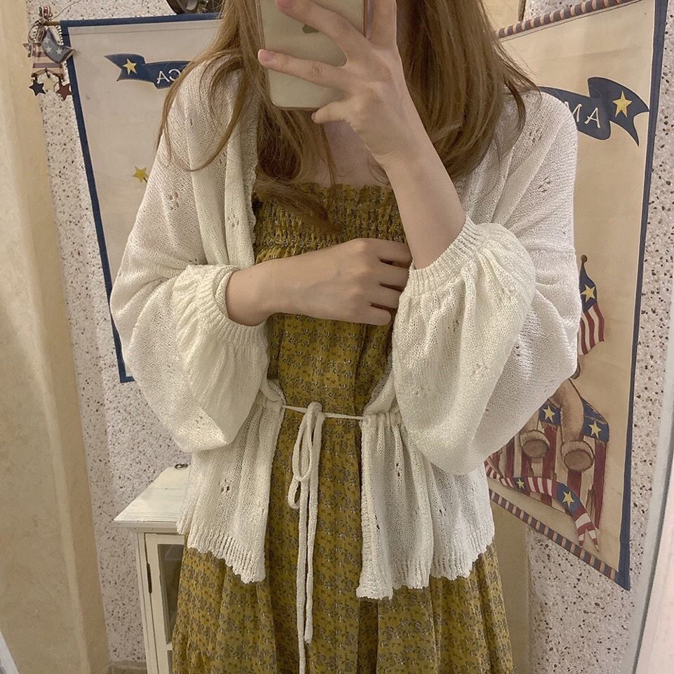 Vintage Knitting Cardigan Coat Women