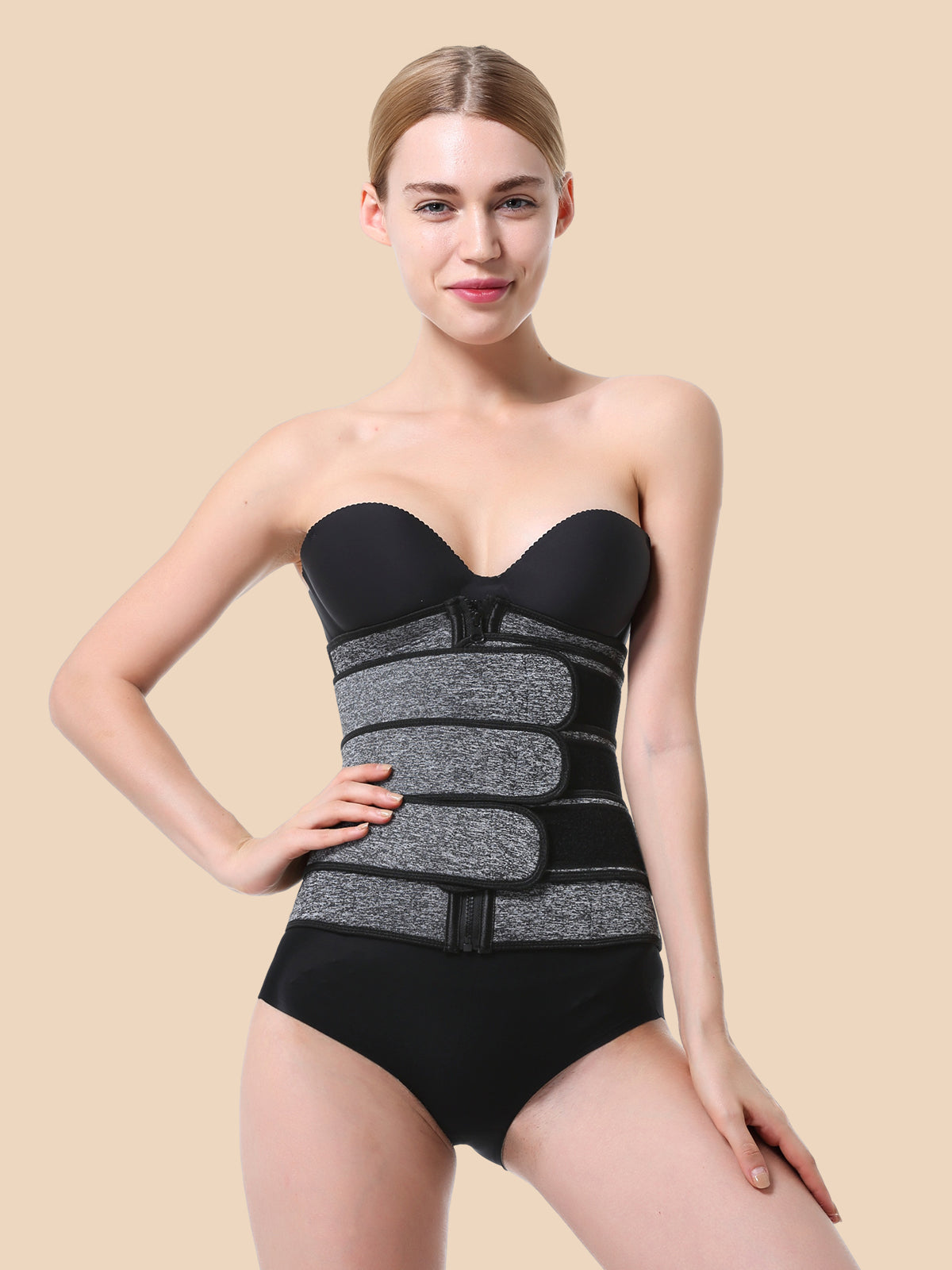 Sweat Belt Sports Abdominal Belt Shapewear Triple Reinforcement Belt