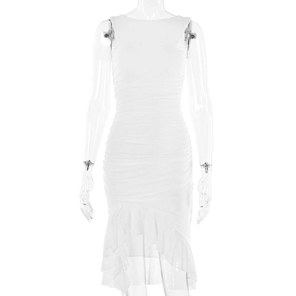 Slim Skinny Sleeveless Dress For Party Club Dresses