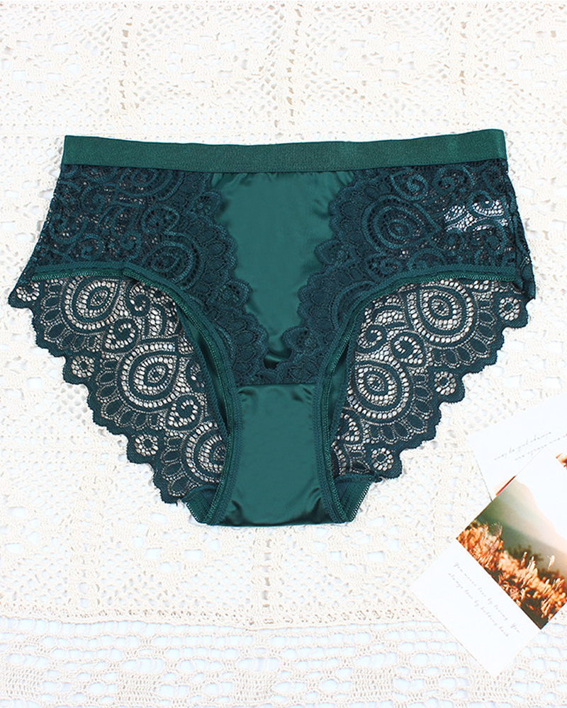 Lace-Trimmed Panties