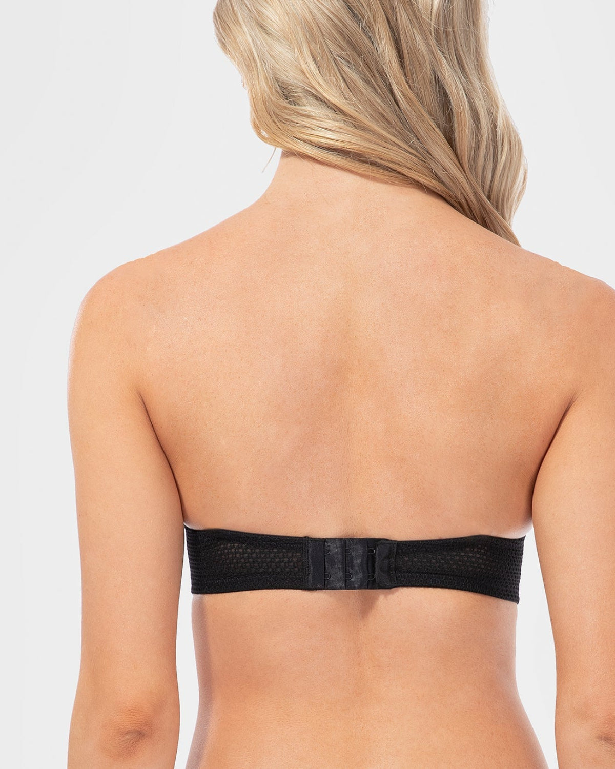 PUSH UP FULL FIGURE STRAPLESS PLEATED LACE MULTIWAY BRA