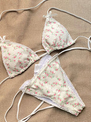 Floral Swimsuit Bikini Set