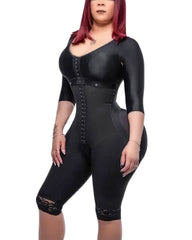 Colombian Girdle With Small Waist Large Hips, For BBL, With Bracelet And Sleeve | Guitar Curves