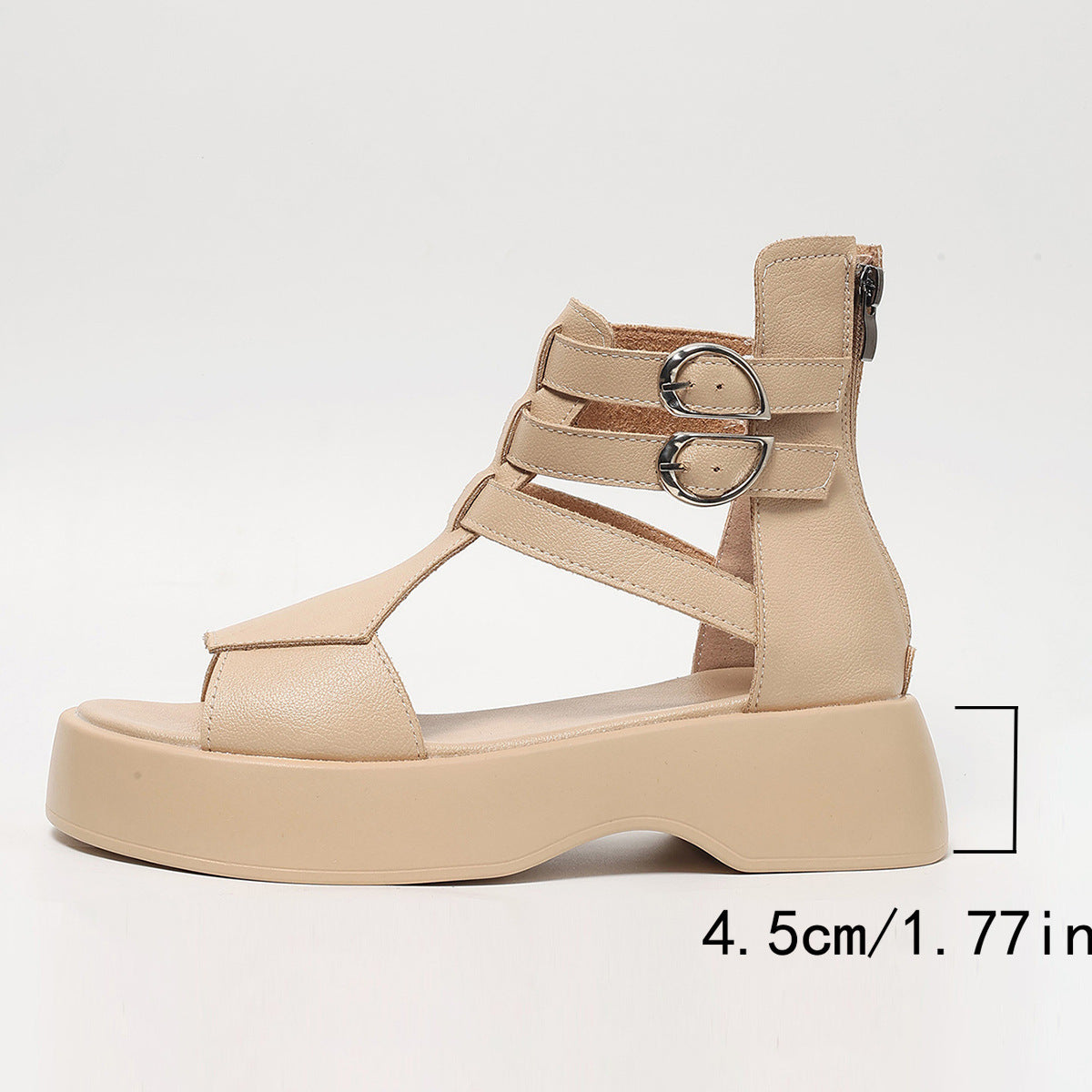 Roman Sandals Sandals Spring And Flat Heel Muffin Women