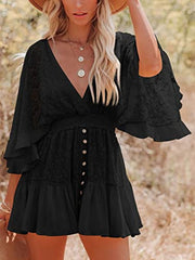 Sweet Clothing V-neck Lace Dress