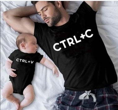 Family Parent-child T-shirts For Men And Women