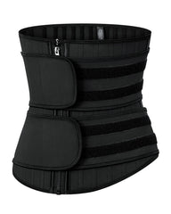 Corset Latex Buckle Waist Corset Belt LATEX Rubber Straps Corset