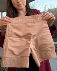 Double Compression High Waist Seamless Butt Lifting Lace Shaper Shorts with Bones