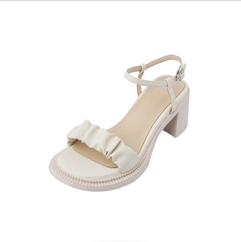 Personality Ankle-strap Buckle Sandals Women