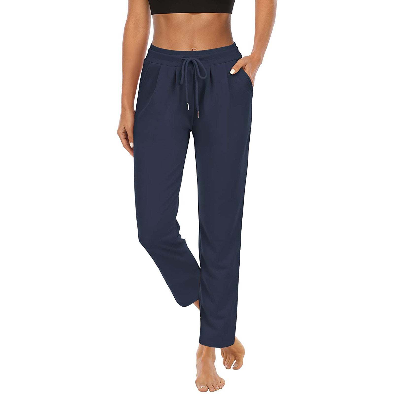 Capris with Drawstring and Pockets