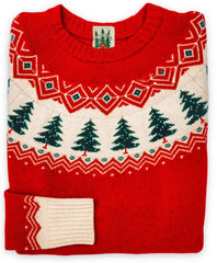 Casual Christmas Tree Knitted Sweater