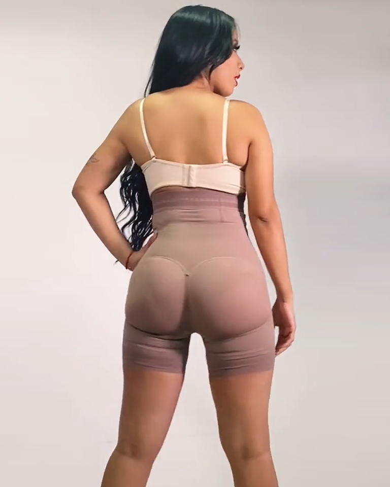 Butt Lifter (Crotch With Zipper) Seamless Slimming Shorts