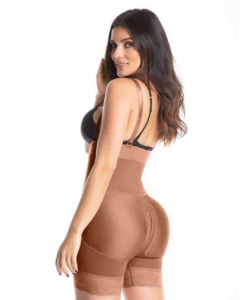 Postpartum Recovery Adjustable Shapewear Slimming Fajas Lace Body Shaper