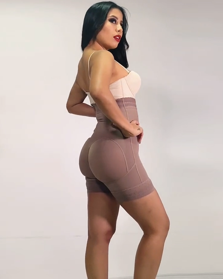 Butt Lifter (Crotch With Zipper) Seamless Slimming Shorts