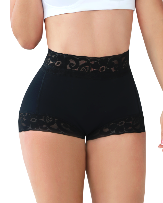4001 Lace Classic Daily Wear Bodysuit Butt Lifter Panty Smoothing Brief-2