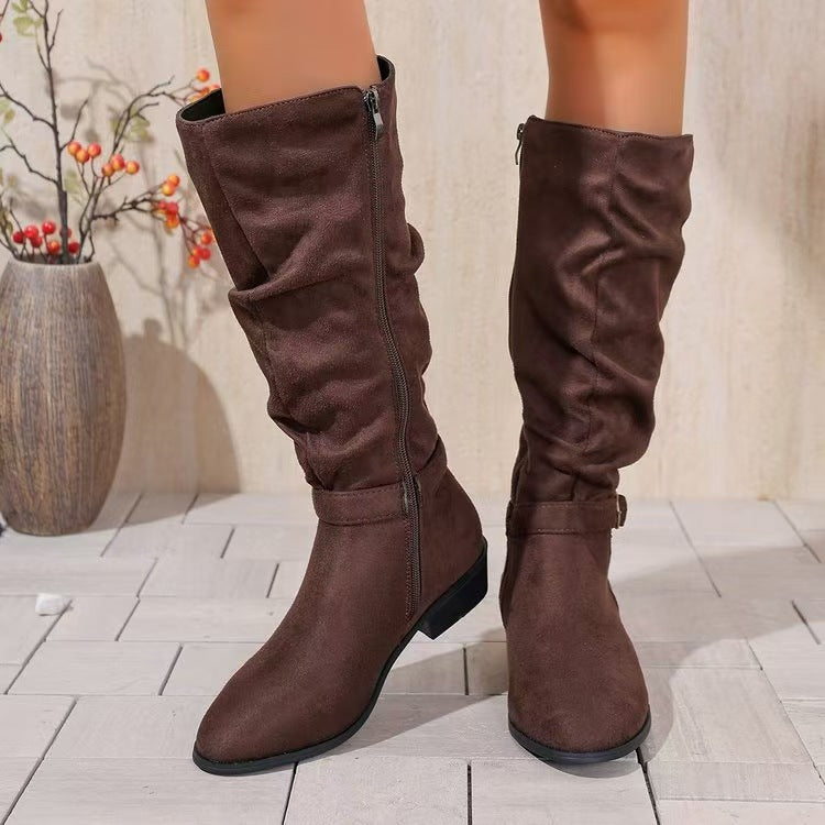 Belt Buckle Accessory For Womens Long Boots