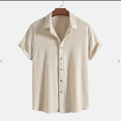 Casual Loose Multi-color Beachwear Short Sleeve Suit