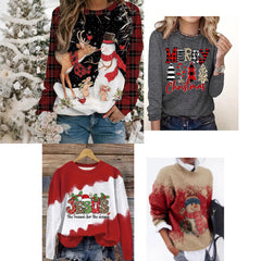Christmas Crew Neck Casual Sweater