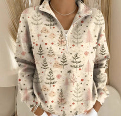 Half-zip Pullover Hoodie Outdoor Sports T-shirt Long Sleeve