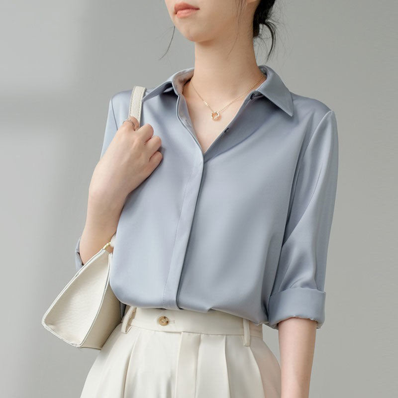 Checkered Vintage Satin Shirt
