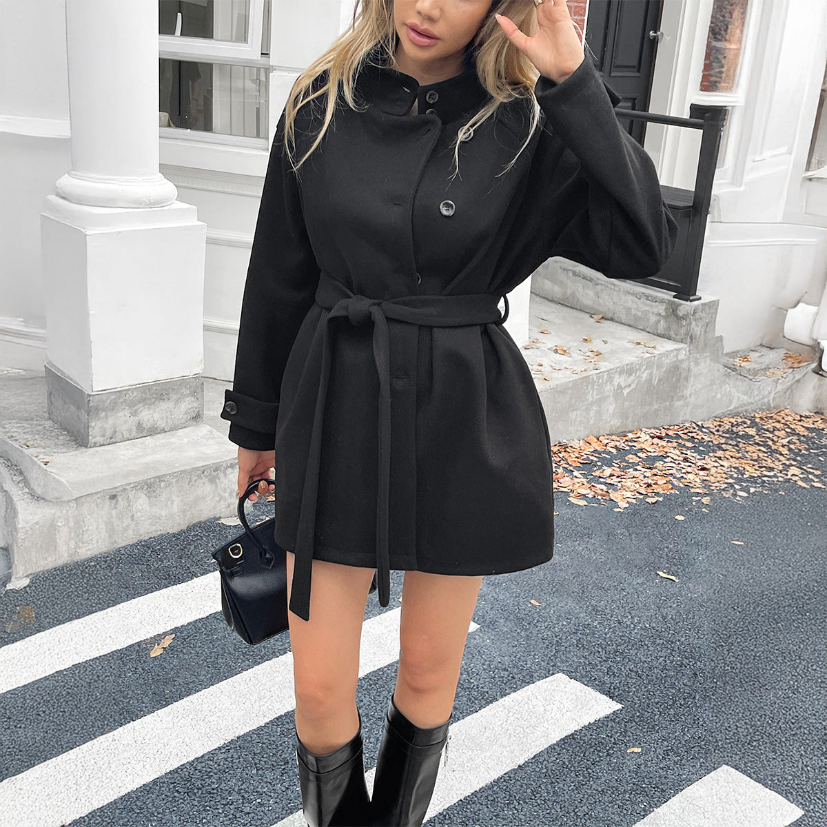 Long Sleeve Sweater Overcoat Coat
