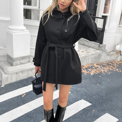 Long Sleeve Sweater Overcoat Coat