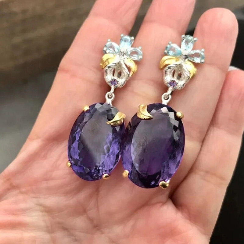 Luxury Flower Flower Earrings For Women