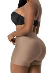 Seamless High Waisted Shorts With Butt Lift