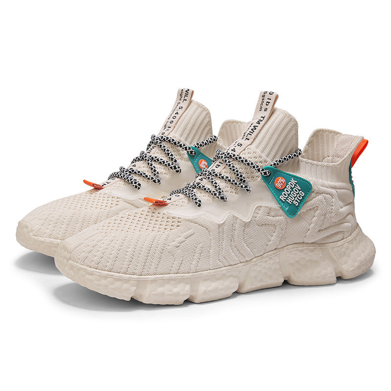 Men's Shoes Flying Woven Shoes Mesh Shoes