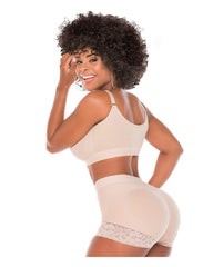 High Waist Hip Enhancer Shapewear Tummy Control Lace Body Shaper