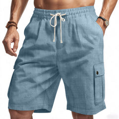 Men's Bamboo Linen Drawstring Shorts