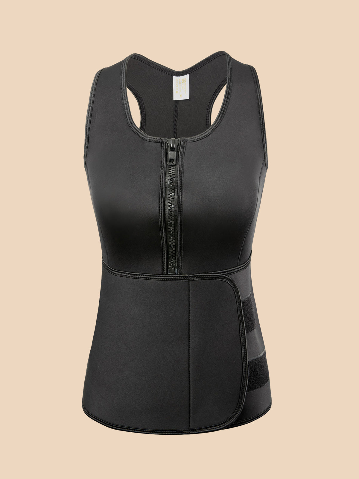 Sweat-wicking Shapewear Zip-Reinforced Three-Belt Belt