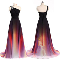 Color Gradient Cocktail Dress