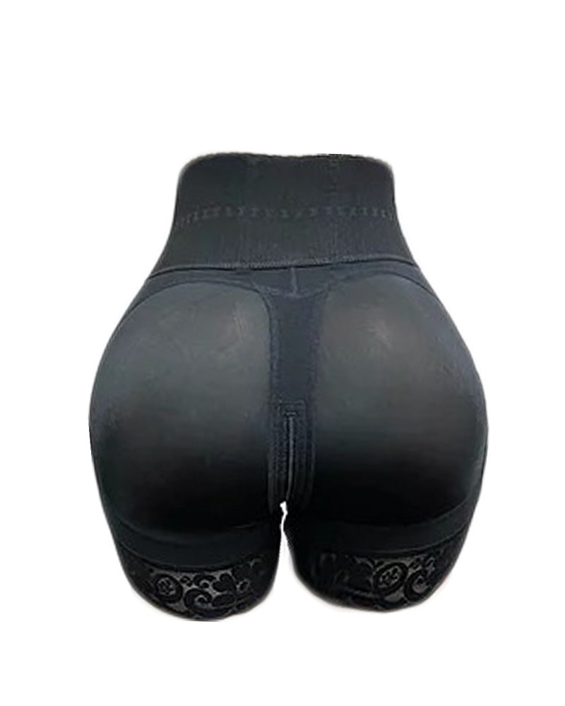 BBL Shorts Double Compression High Waisted Hook & Eye Control  With Mid-section Tummy Control Curvy Fit
