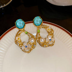 Love Heart Bow Tie Graceful Earrings Women
