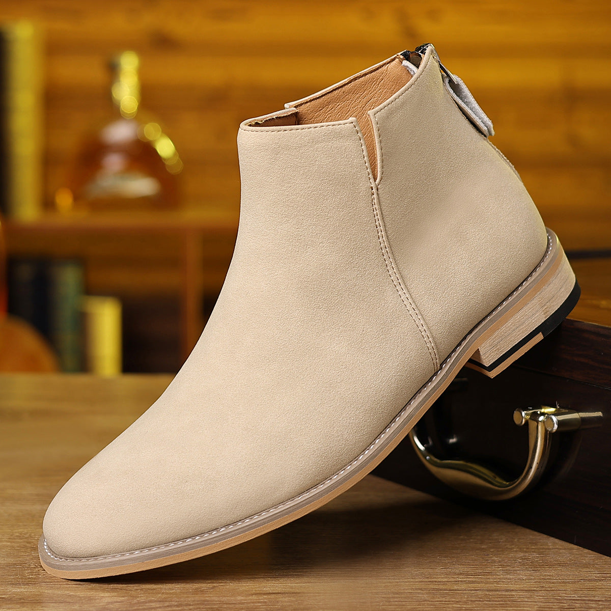 And Retro Men's Matte Martin Boots