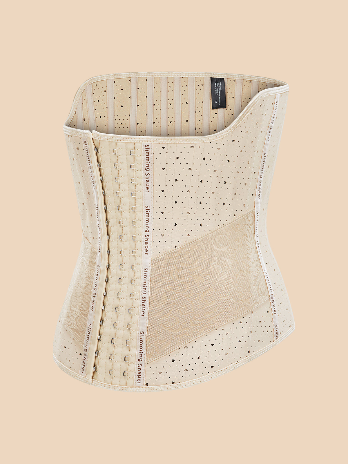 Patterned multi-air ventilated adjustable 25 steel girdle