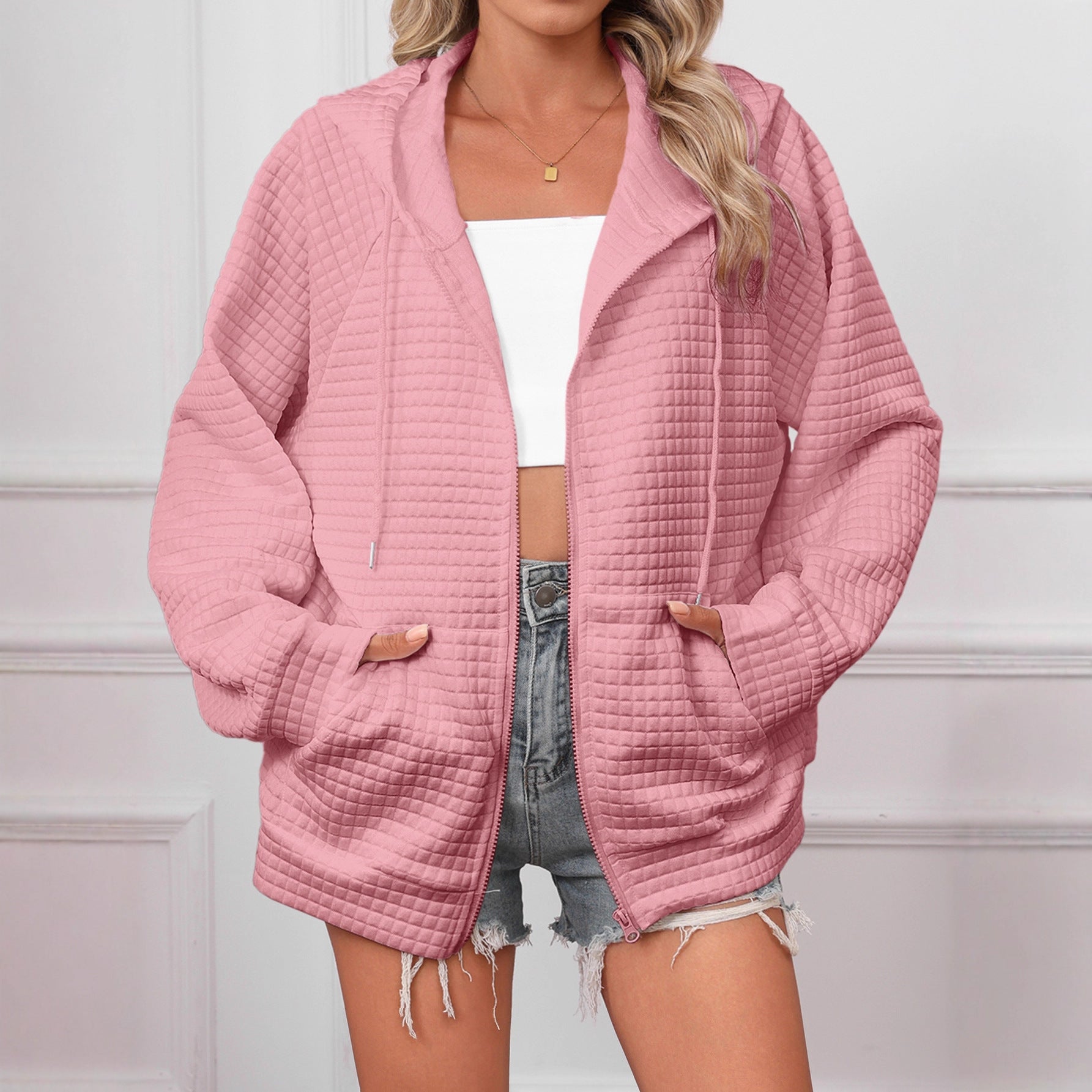 Casual Zipper Jacket Coat