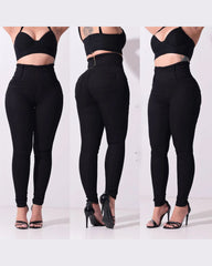 Black Stretchy Sliming Jeans