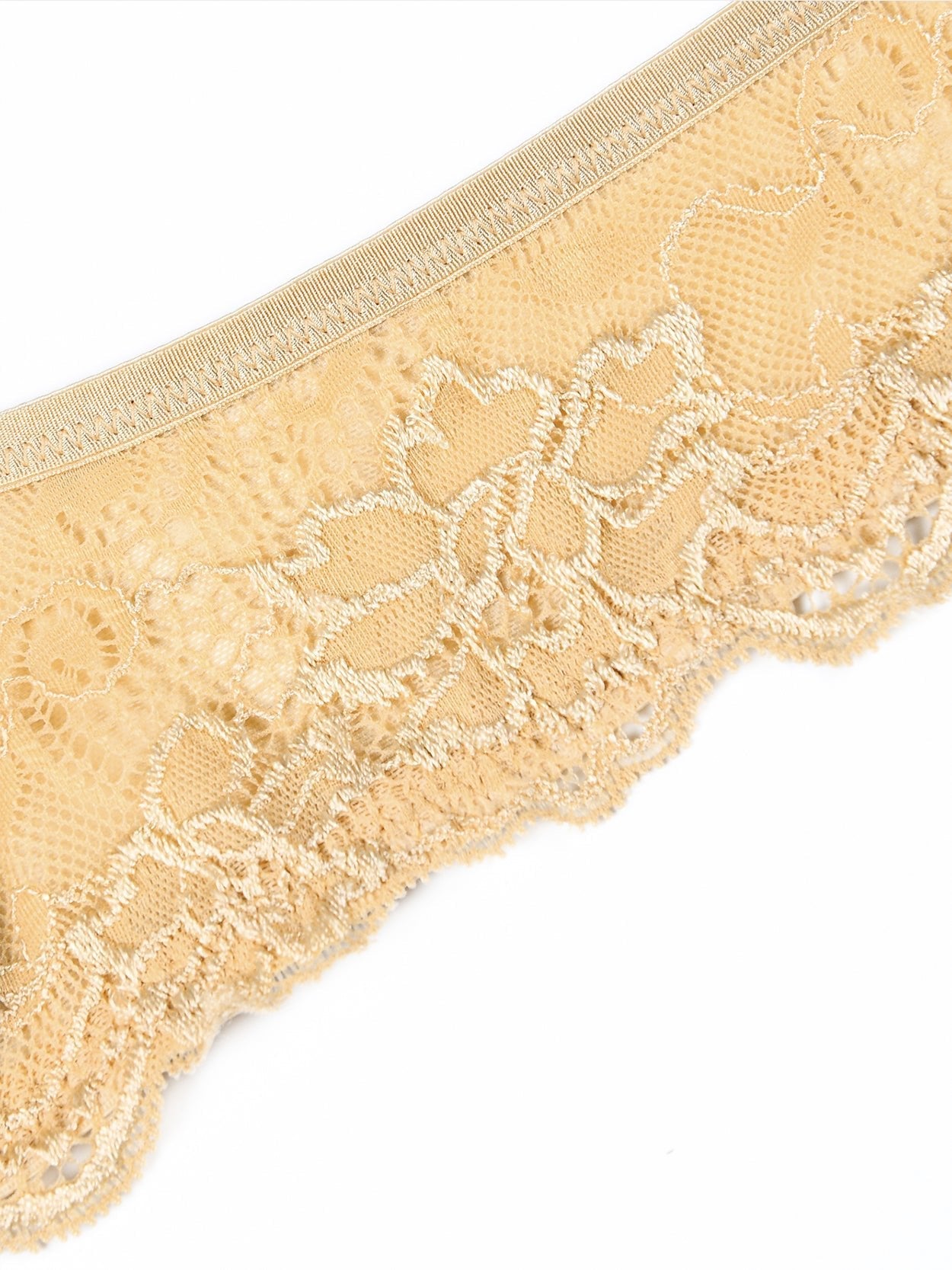 Front Closure Push Up Floral Lace Underwire Racerback Bra