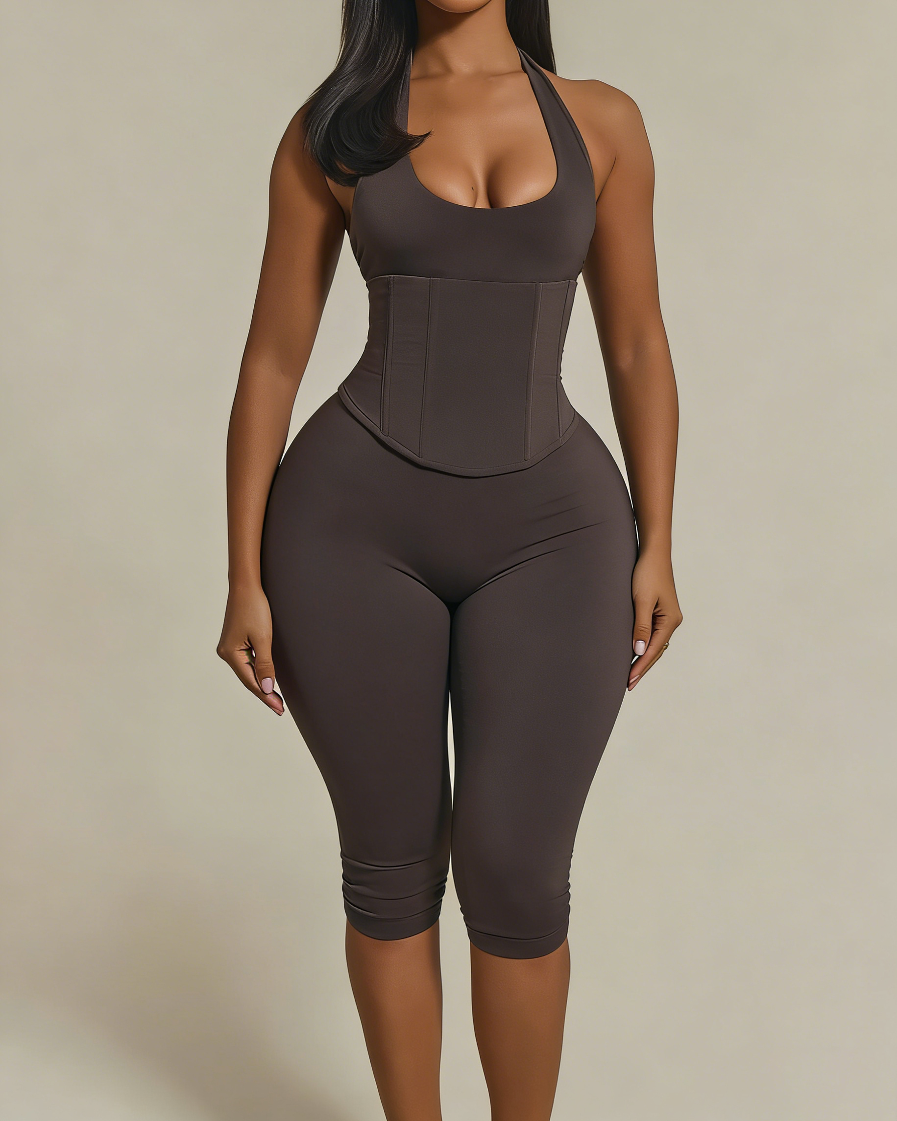 Hourglass Figure The Corset Shaping Jumpsuit