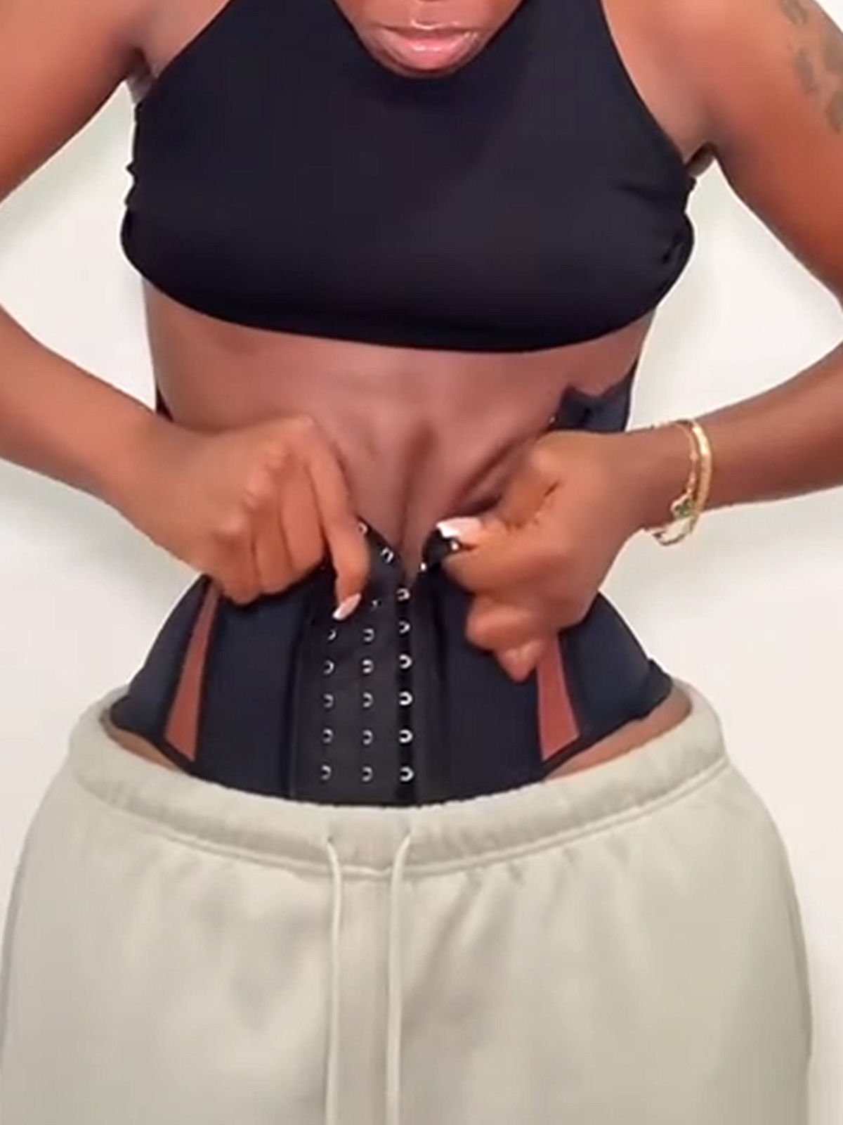 Breathable Splicing Hourglass Waist Trainer